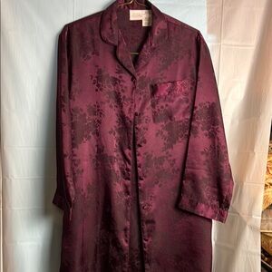 Secret Treasures Pink Floral Satin Robe